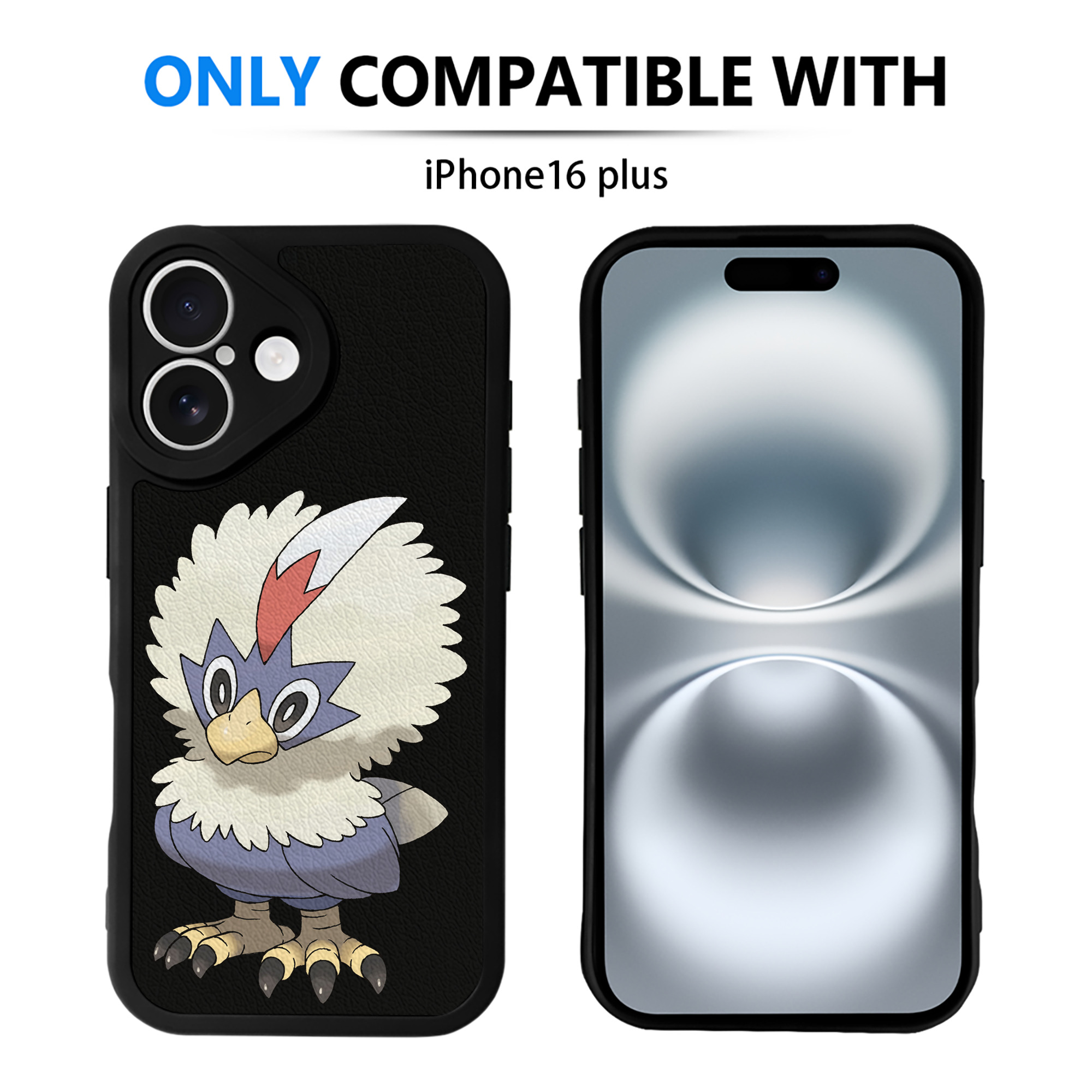 （画像用） ポケットモンスター Pokémon 【iPhone 16シリーズ対応】シリコンスマホケース（レザー調） 材質：シリコン